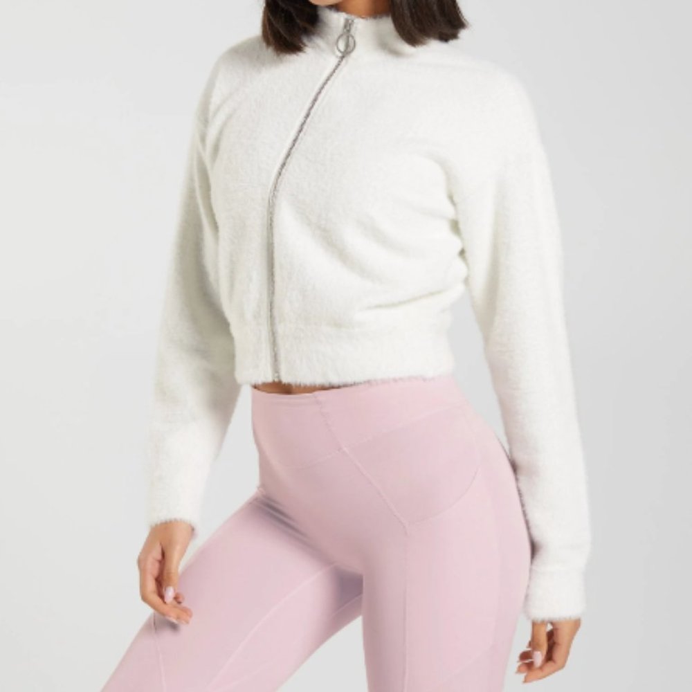 Gymshark - Whitney Eyelash Knit Jacket (Medium)